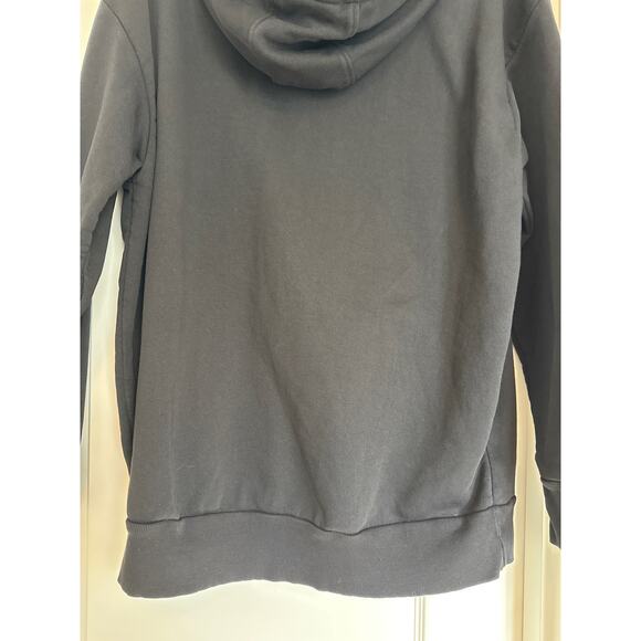 Ivy Park Layered Logo Graphic Hoodie Oversized Sweatshirt Black Sz M Streetwear - Picture 4 of 10